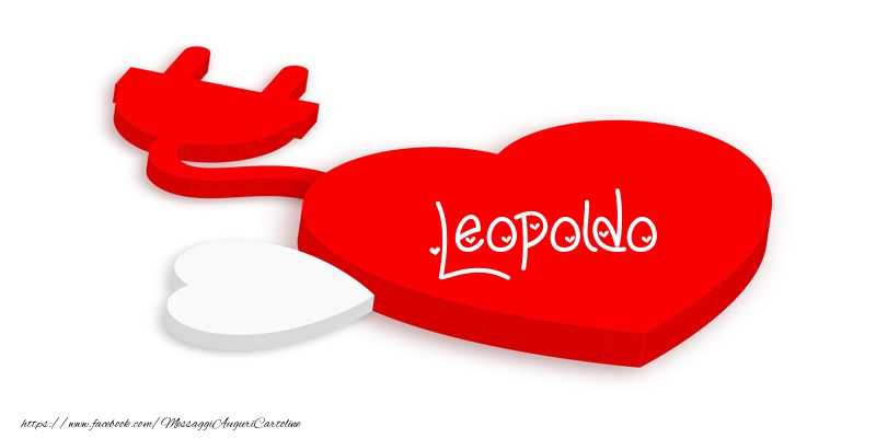 Cartoline d'amore - Cuore | Love Leopoldo