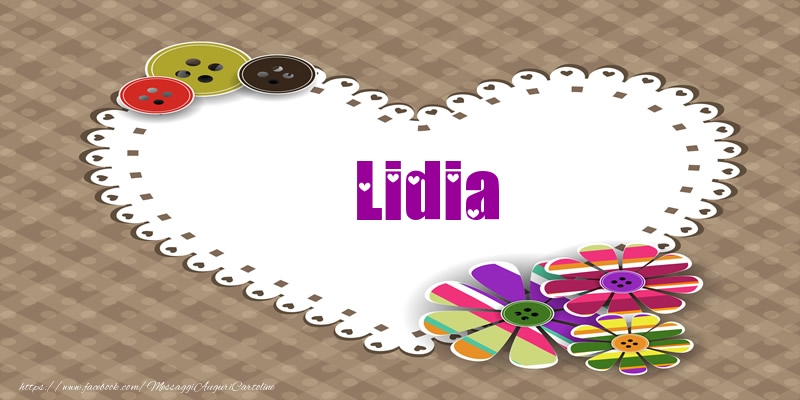 Cartoline d'amore -  Lidia nel cuore!