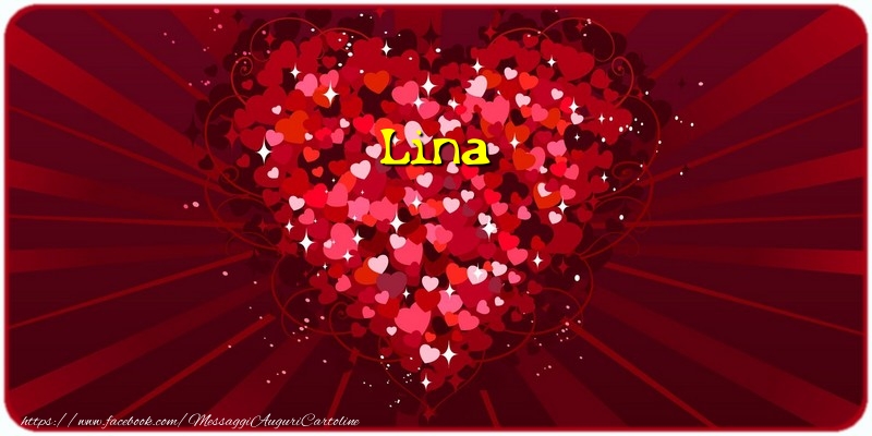 Cartoline d'amore - Cuore | Lina