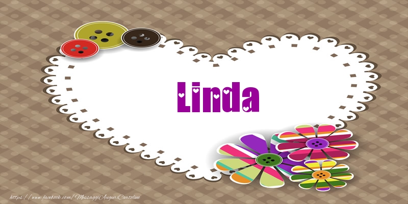 Cartoline d'amore -  Linda nel cuore!