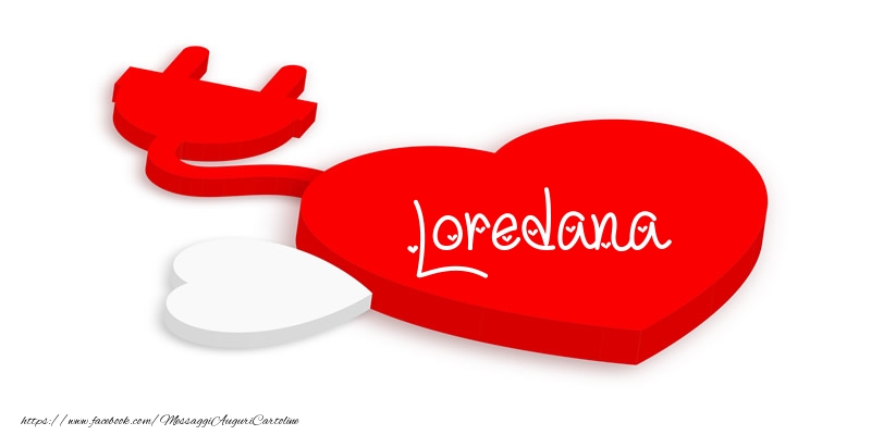  Cartoline d'amore - Cuore | Love Loredana