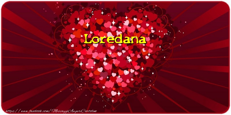 Cartoline d'amore - Cuore | Loredana