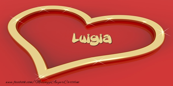 Cartoline d'amore - Cuore | Love Luigia