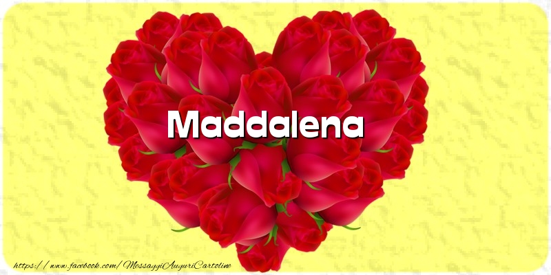 Cartoline d'amore - Cuore | Maddalena
