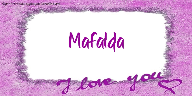 Cartoline d'amore - Cuore | I love Mafalda!