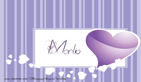 Cartoline d'amore - Cuore | Love Manlio