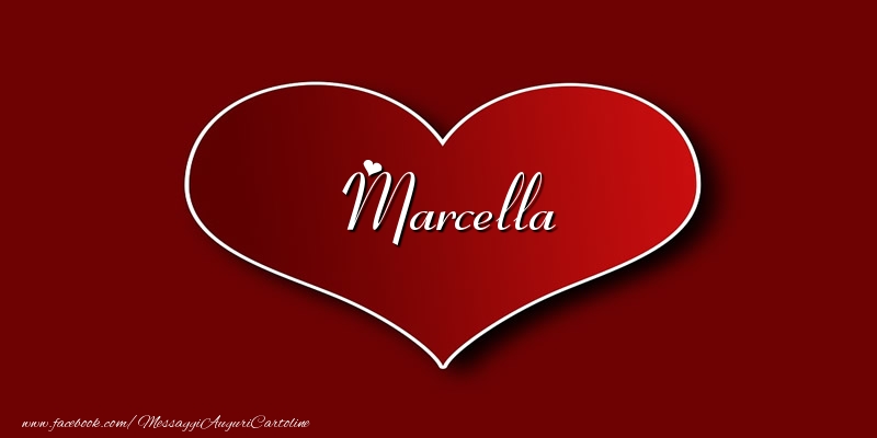 Cartoline d'amore - Cuore | Amore Marcella