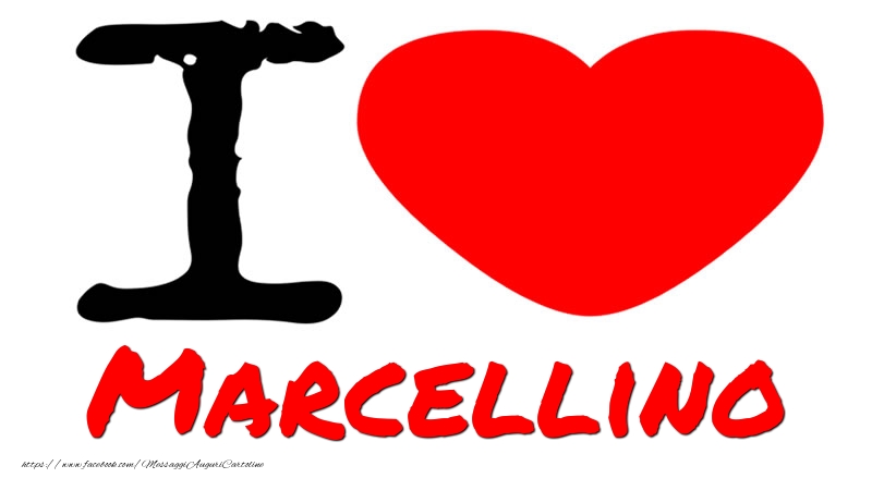Cartoline d'amore - Cuore | I Love Marcellino