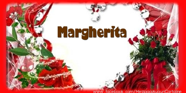 Cartoline d'amore - Cuore & Fiori & Mazzo Di Fiori | Love Margherita!
