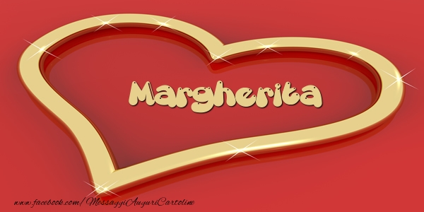 Cartoline d'amore - Cuore | Love Margherita
