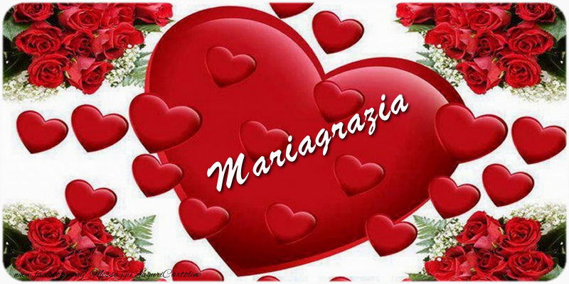 Cartoline d'amore - Cuore | Mariagrazia