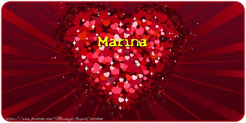 Cartoline d'amore - Cuore | Marina