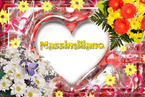 Cartoline d'amore - Cuore & Fiori | Massimiliano