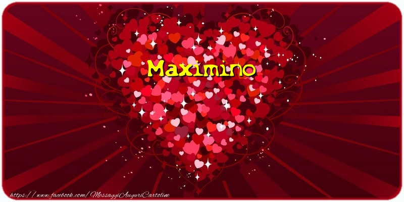 Cartoline d'amore - Cuore | Maximino