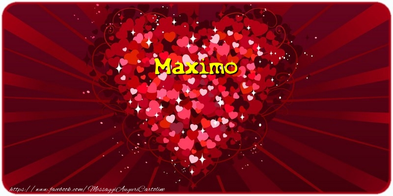 Cartoline d'amore - Cuore | Maximo