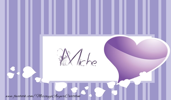 Cartoline d'amore - Cuore | Love Miche
