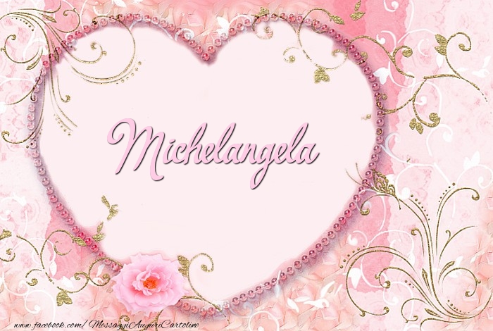Cartoline d'amore - Cuore & Fiori | Michelangela