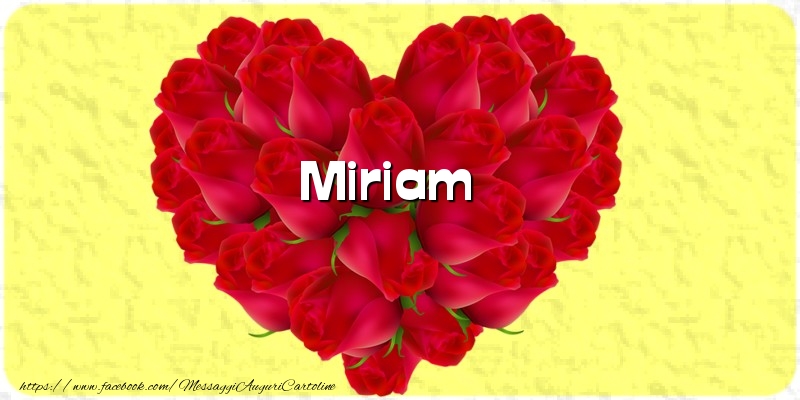 Cartoline d'amore - Miriam