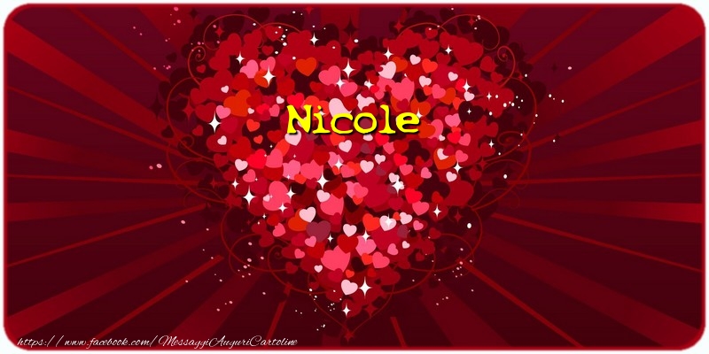 Cartoline d'amore - Cuore | Nicole
