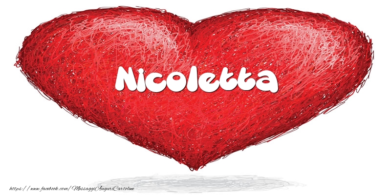 Cartoline d'amore -  Nicoletta nel cuore
