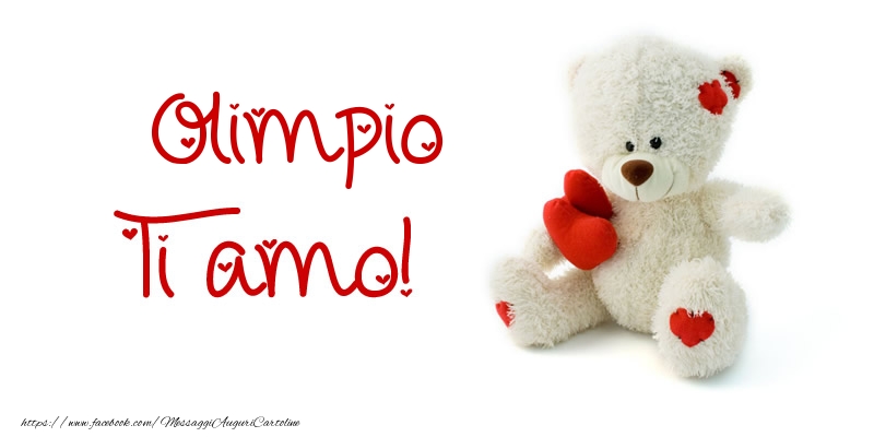 Cartoline d'amore - Olimpio Ti amo!