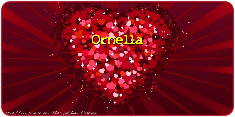 Cartoline d'amore - Cuore | Ornella