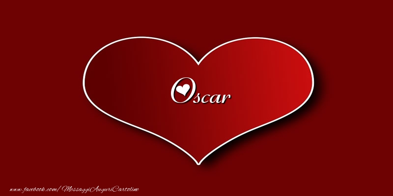 Cartoline d'amore - Cuore | Amore Oscar