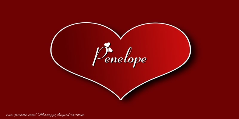 Cartoline d'amore - Amore Penelope