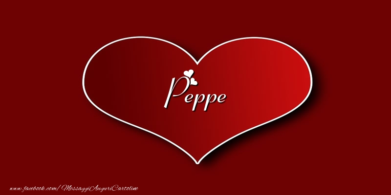Cartoline d'amore - Cuore | Amore Peppe