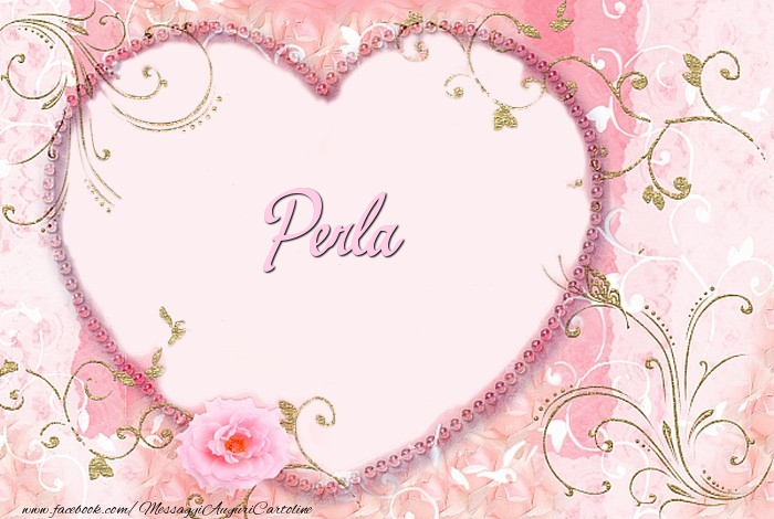 Cartoline d'amore - Cuore & Fiori | Perla