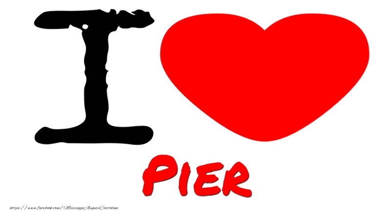 Cartoline d'amore - Cuore | I Love Pier