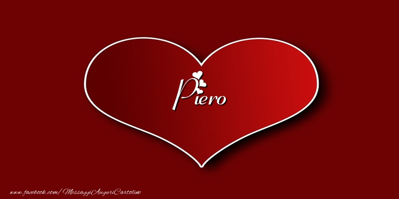 Cartoline d'amore - Cuore | Amore Piero