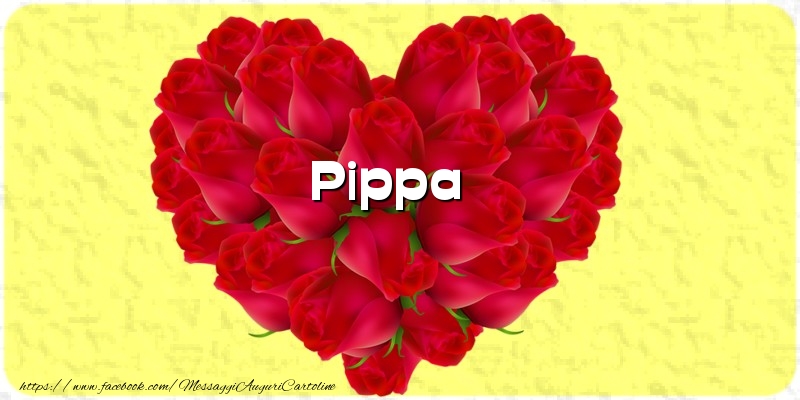 Cartoline d'amore - Cuore | Pippa