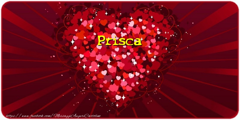 Cartoline d'amore - Cuore | Prisca