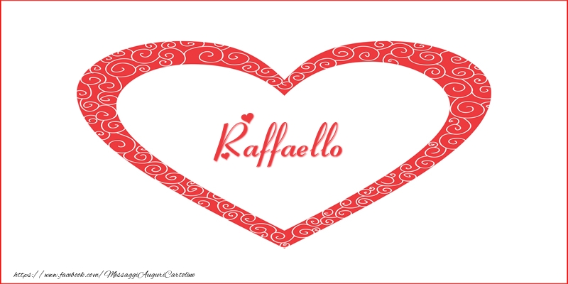 Cartoline d'amore - Raffaello | Nome nel Cuore