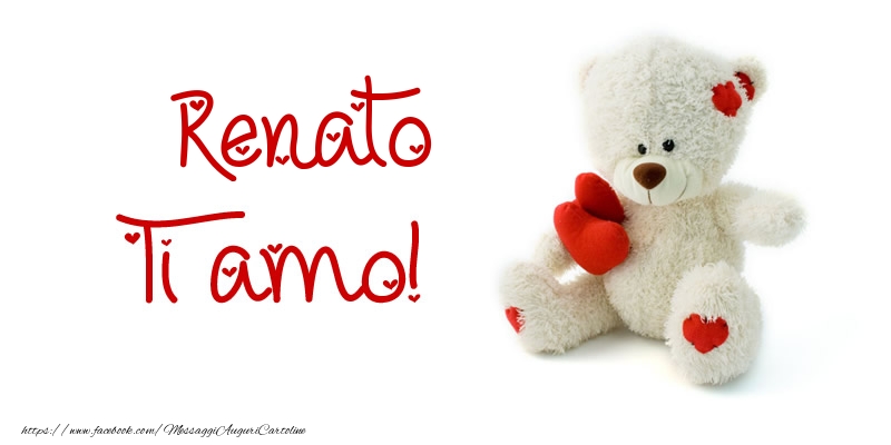 Cartoline d'amore - Renato Ti amo!