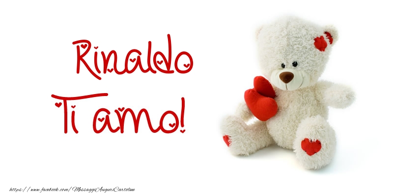 Cartoline d'amore - Animali & Animazione & Cuore & Orsi | Rinaldo Ti amo!