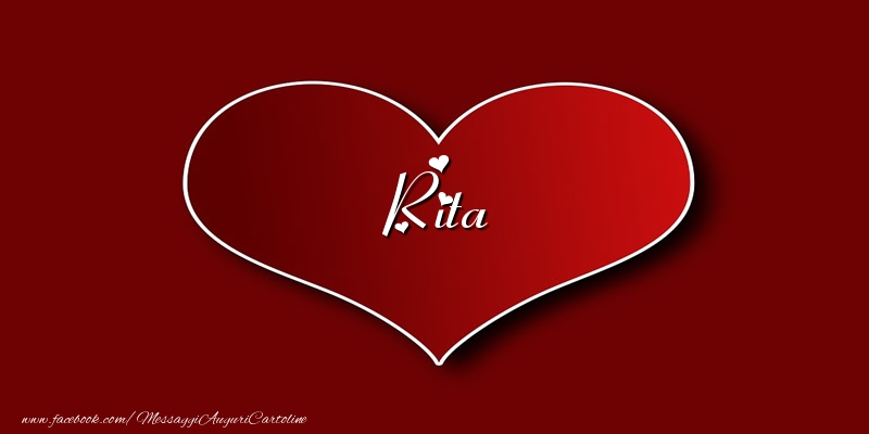 Cartoline d'amore - Amore Rita