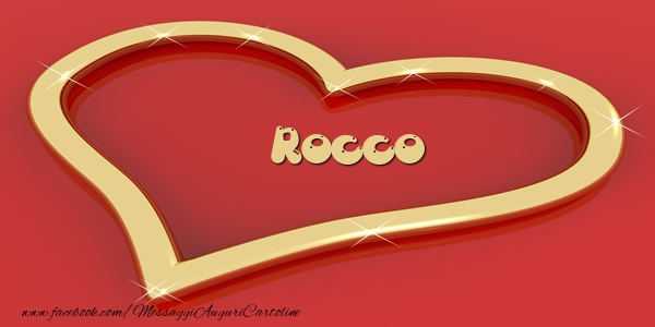 Cartoline d'amore - Cuore | Love Rocco