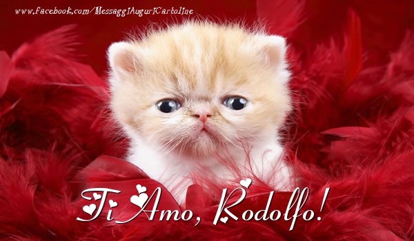 Cartoline d'amore - Animali | Ti amo, Rodolfo!