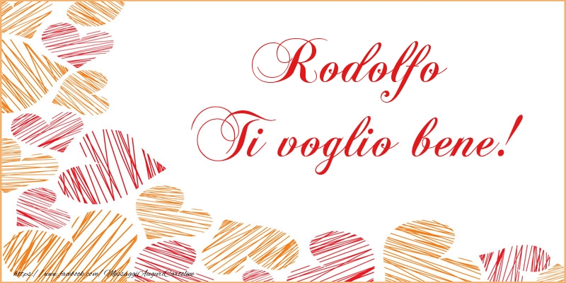 Cartoline d'amore - Cuore | Rodolfo Ti voglio bene!