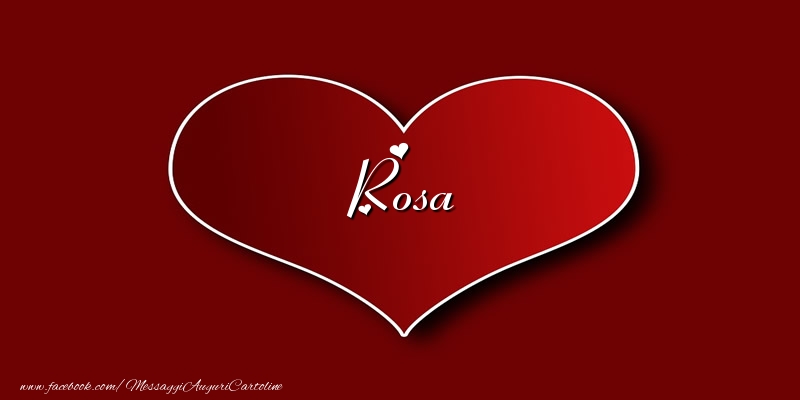 Cartoline d'amore - Amore Rosa