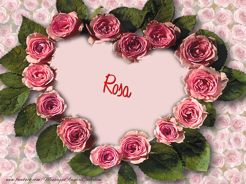 Cartoline d'amore - Cuore | Rosa