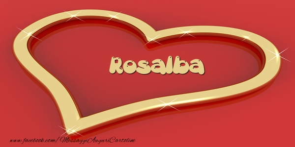 Cartoline d'amore - Love Rosalba
