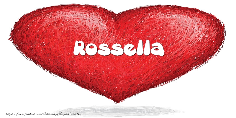 Cartoline d'amore -  Rossella nel cuore