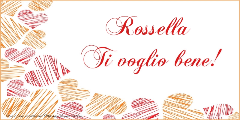 Cartoline d'amore - Cuore | Rossella Ti voglio bene!