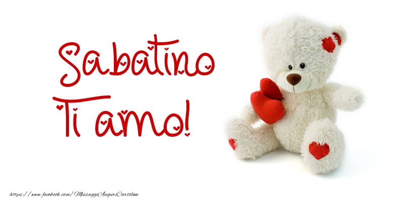 Cartoline d'amore - Animali & Animazione & Cuore & Orsi | Sabatino Ti amo!