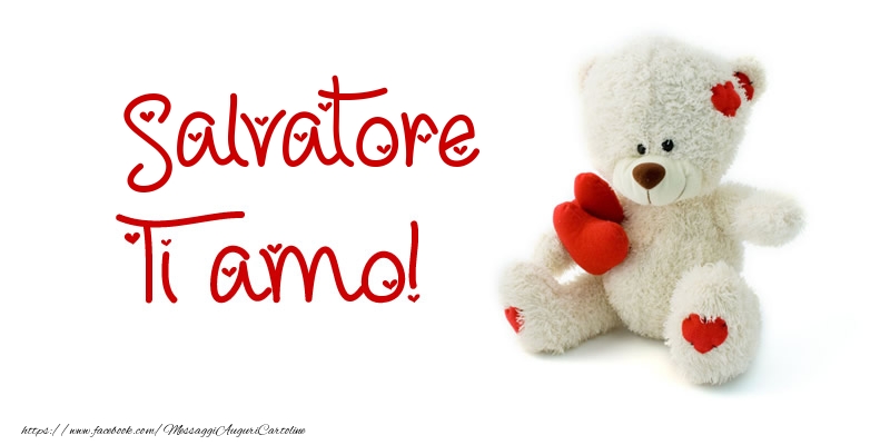 Cartoline d'amore - Animali & Animazione & Cuore & Orsi | Salvatore Ti amo!