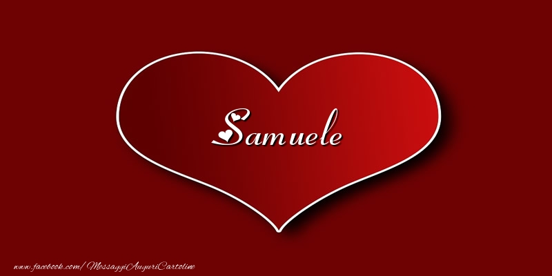 Cartoline d'amore - Amore Samuele