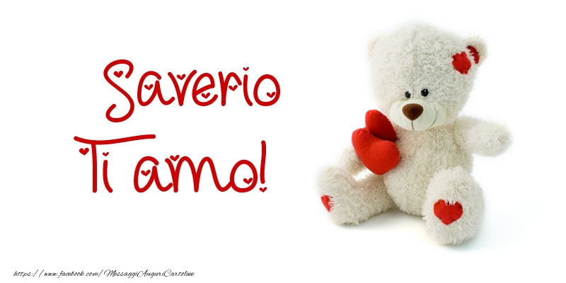 Cartoline d'amore - Animali & Animazione & Cuore & Orsi | Saverio Ti amo!